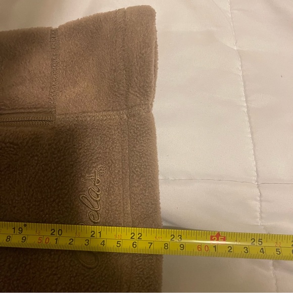 Cabela’s Vest Women Medium Brown Lightweight Embroidered Logo Full Zip Pockets - Picture 8 of 9